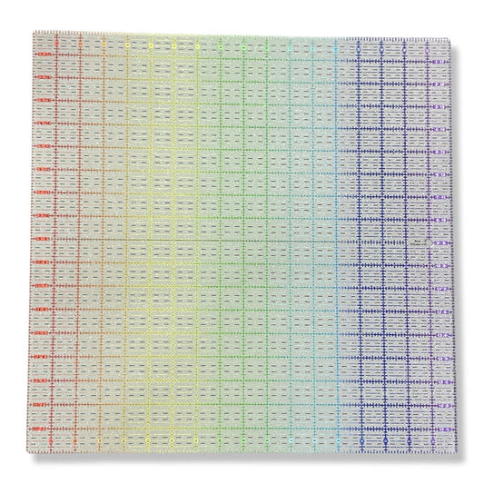 Rainbow Gradient | Glitter - 18” x 18” Ruler