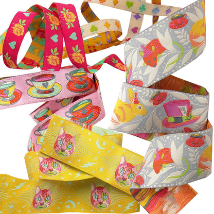 Tula Pink - Curiouser & Curiouser Ribbon Pack – Wonder (5 yds Total)