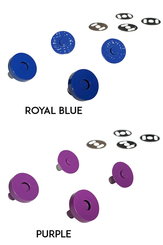 Colorful Magnetic Snaps: Purple