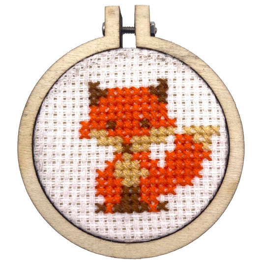 Mini Matchbox Cross Stitch Kit: For Fox Sake!