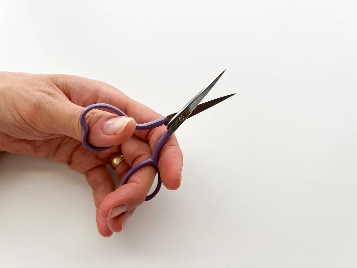 Heart Handle Scissors – Black