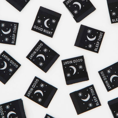 Sewing Woven Labels: Good Night Sleep Tight (Glow in the Dark)