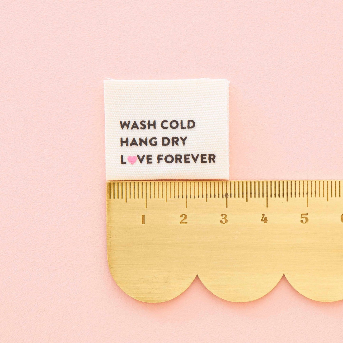 Handmade Sewing Labels: Wash Cold Hang Dry