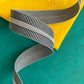 Black Stripe Zipper Tape with Nickel Teeth
