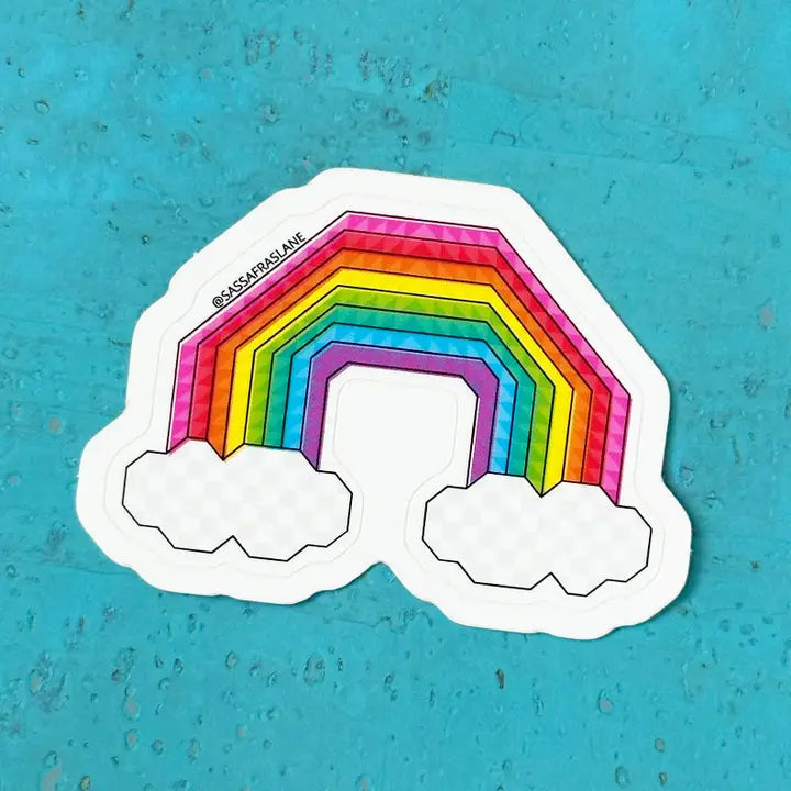 Happy Highway Rainbow Sticker