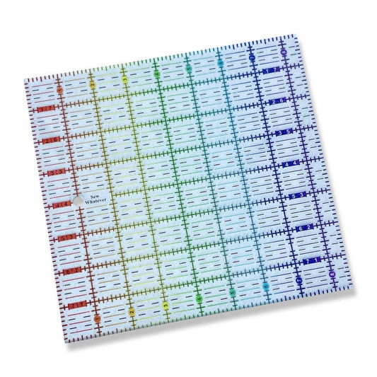 Rainbow Gradient | Glitter  - 8.5” x 8” Ruler