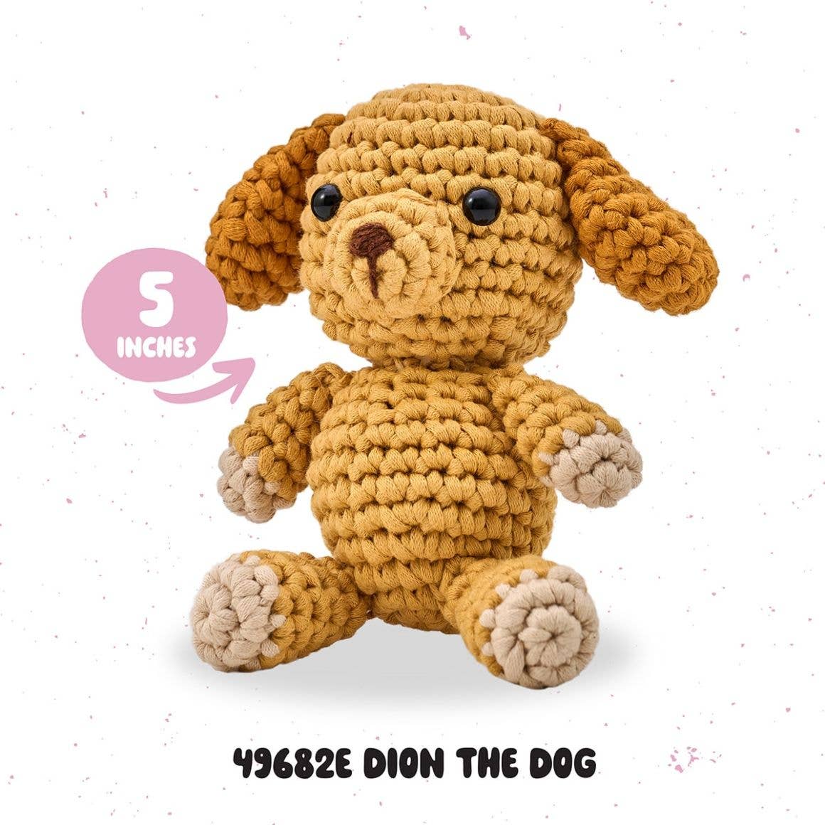 Bucilla Amigurumi Crochet Kit - Dion the Dog