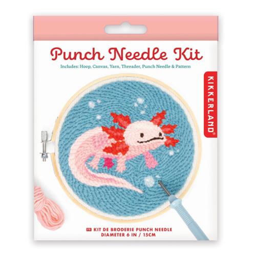 Axolotl Punch Needle Kit – Kikkerland