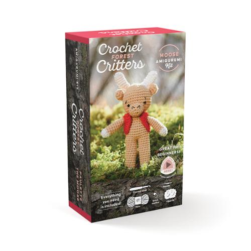 Crochet Forest Animal Moose Kit