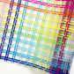 Clear TPU Vinyl: Rainbow Plaid