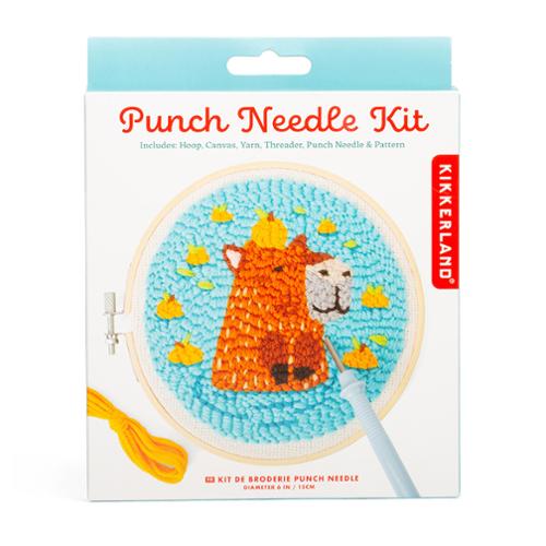 Capybara Punch Needle Kit – Kikkerland 🦫🧶