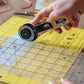 OLFA 45mm Rotary Cutter – Classic Straight Handle (Blooming Garden Print)