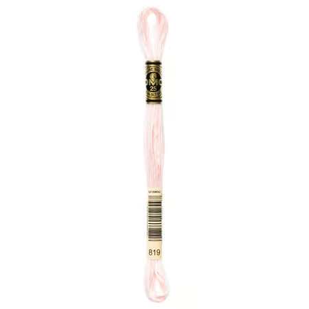 DMC Embroidery Floss – Light Baby Pink (819)