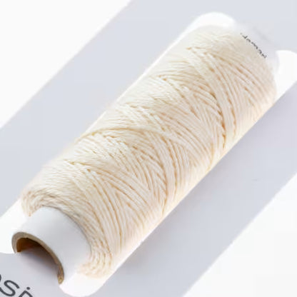 Cosmo Hidamari Sashiko Solid Thread 30 Meters Pearl White