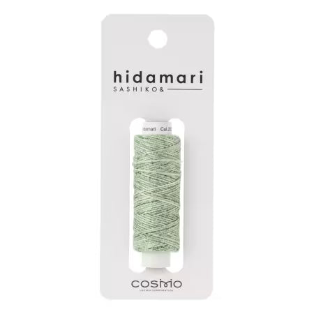 Cosmo Hidamari Sashiko Variegated Thread 30 Meters Mojito Green