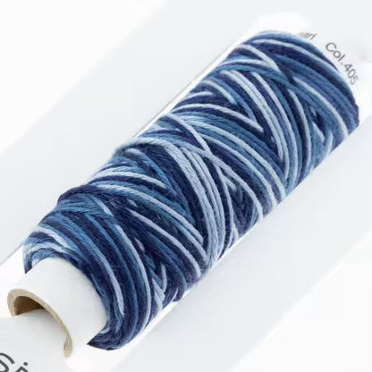 Cosmo Hidamari Sashiko Variegated Thread 30 Meters Deep Ocean