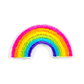 Embroidered Sticker Patch: Rainbow