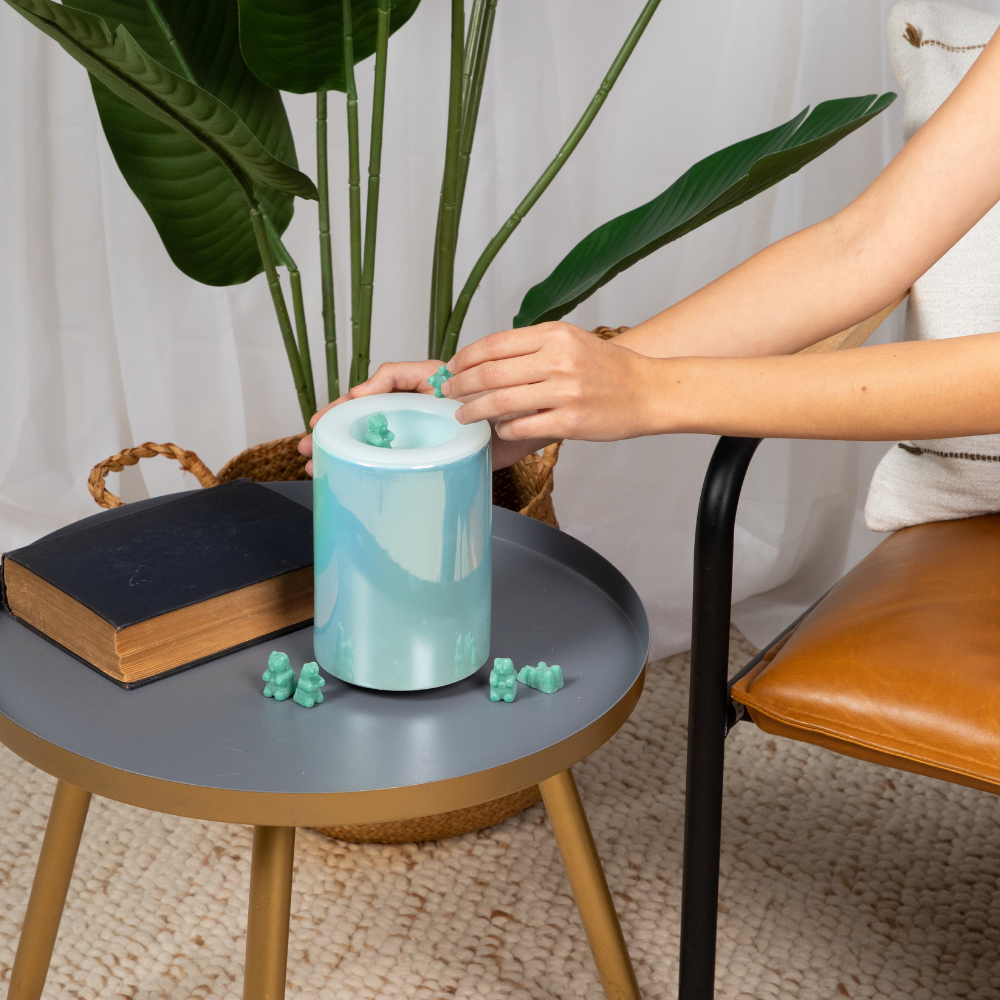 Mod Wax Warmer: Blue Iridescent