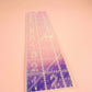 2.5 x 10 in quilting ruler: Iridescent