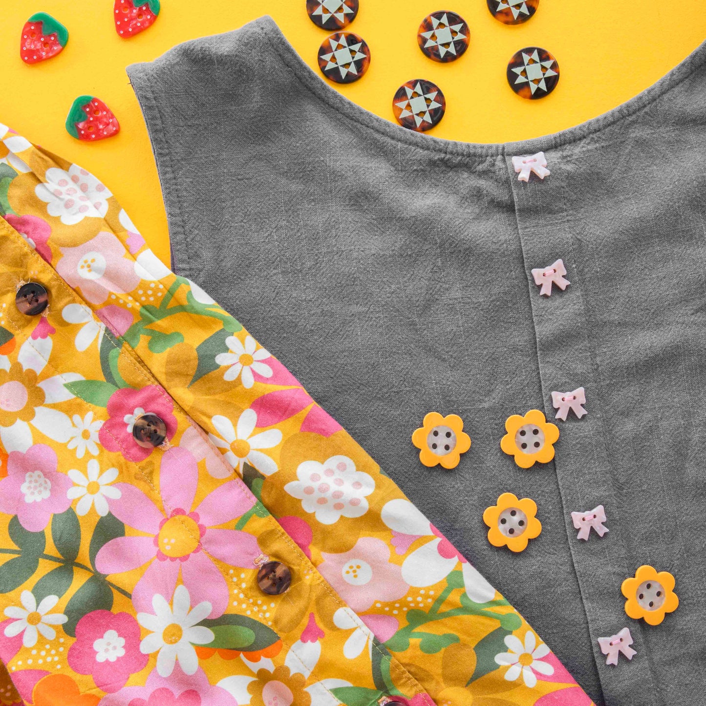 Large Sweet Heart Buttons – Eco-Friendly Charm for Every Creation