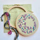 Bird & Floral Embroidery Hoop Kit – Beginner-Friendly