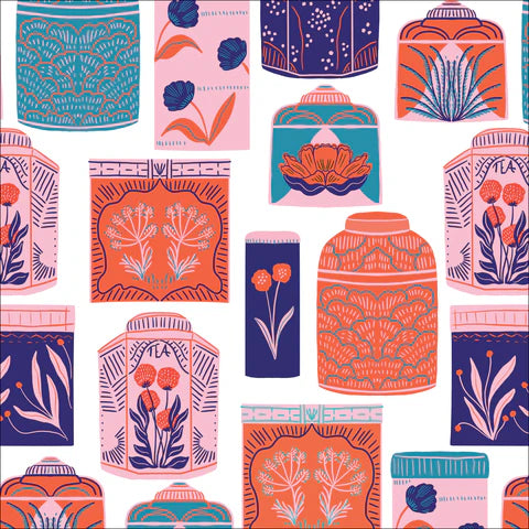 Cloud9 Fabrics: Secret of the Oracle by Tara Reed: Tea Canisters