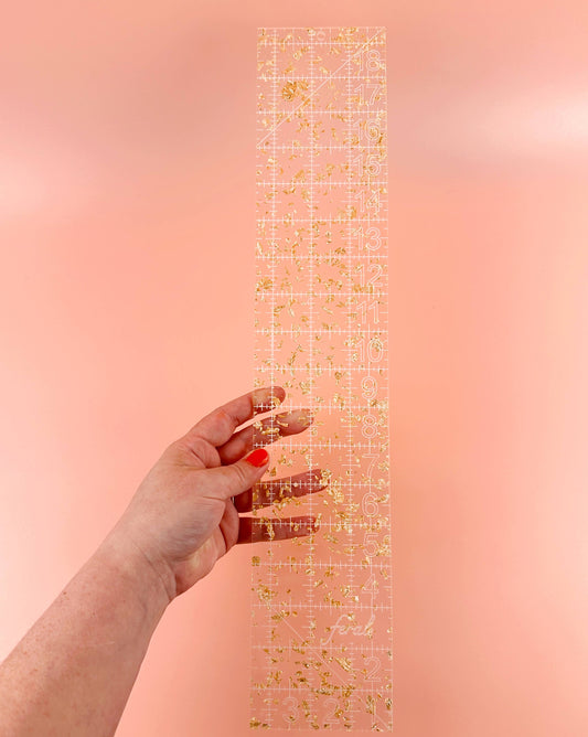 Fat Quarter Quilting Ruler : Golden