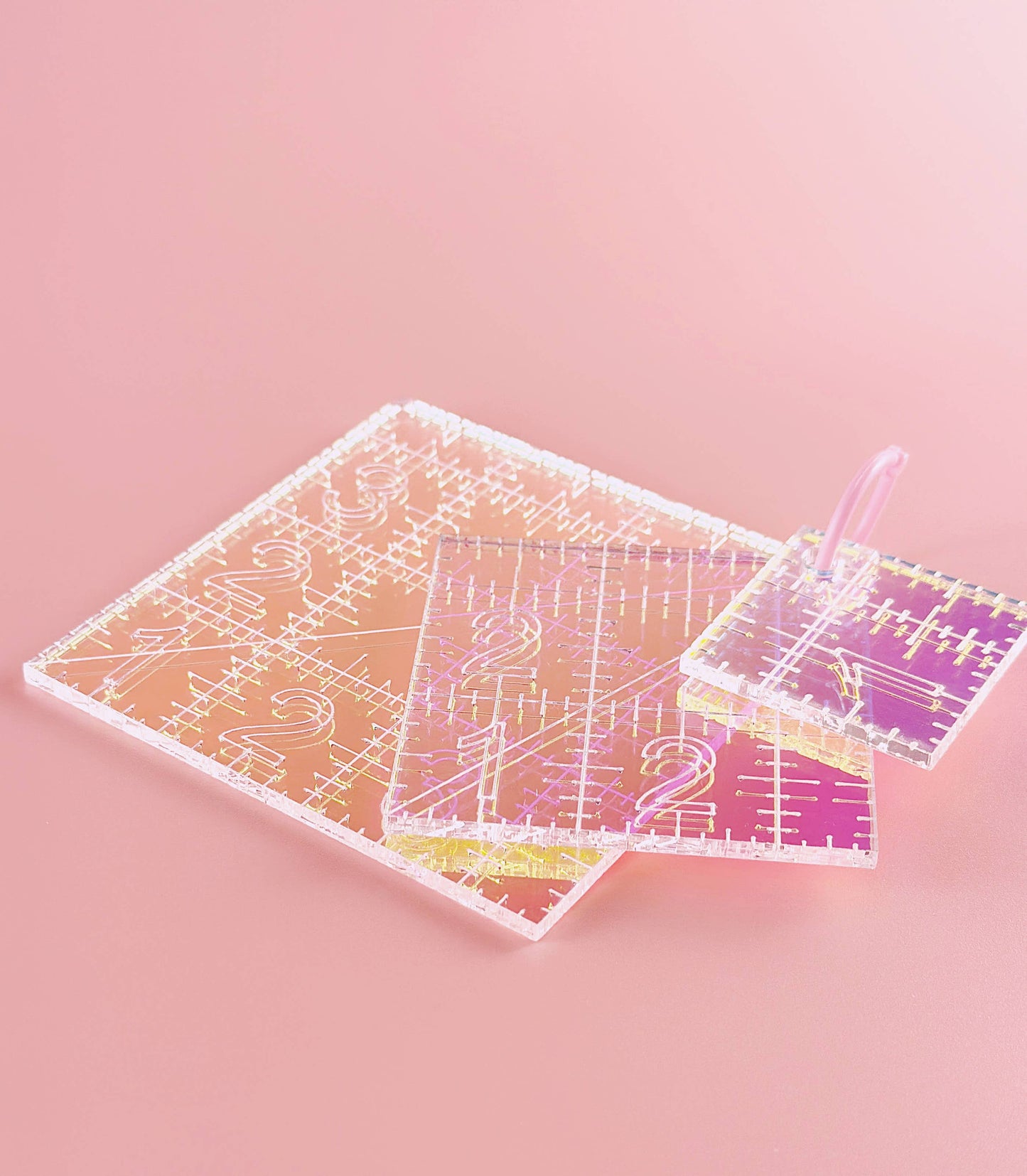 Mini Squares Set – Iridescent Quilting Rulers