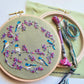 Bird & Floral Embroidery Hoop Kit – Beginner-Friendly