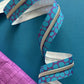 Blue Pebble Zipper Tape with Nickel Teeth