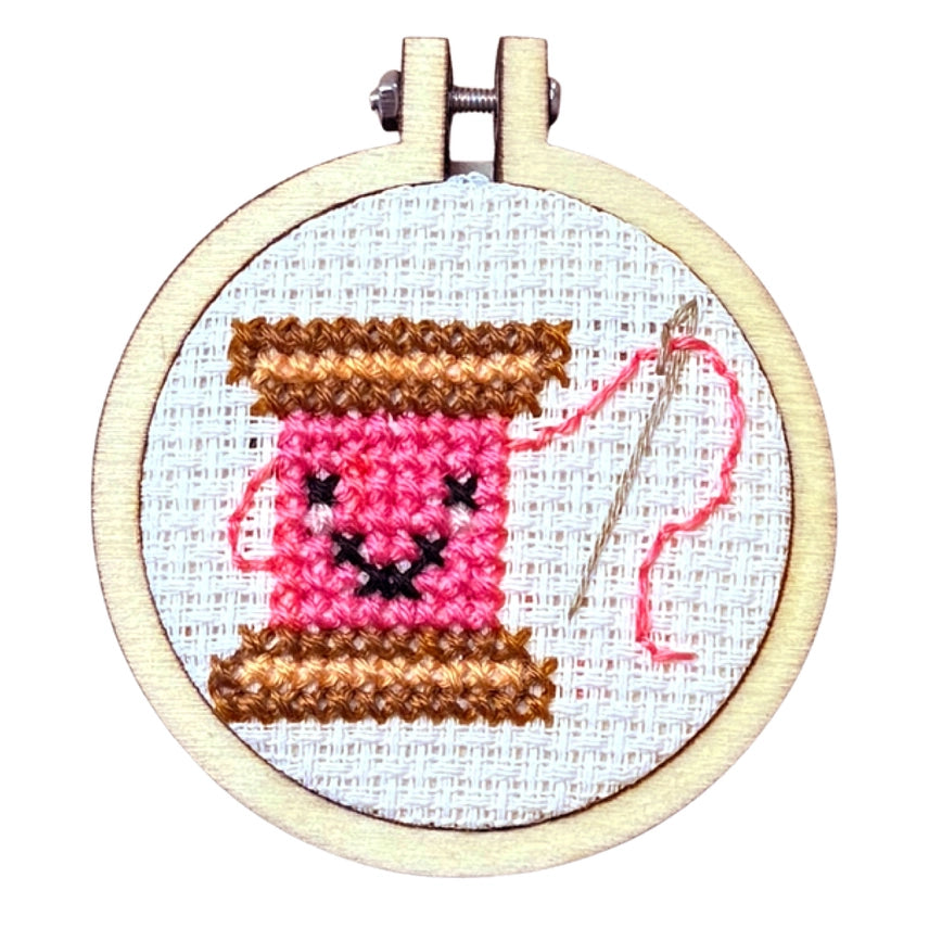 My Resting Stitch Face! Mini Matchbox Cross Stitch Kit