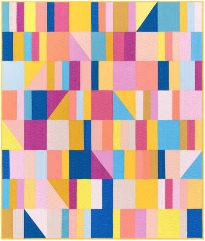 Sidewalk Chalk Quilt Pattern - Printed