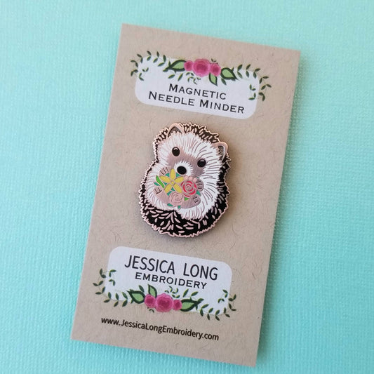Enamel Needle Minder: Hedgehog