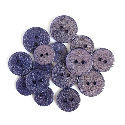 Hydrangea Glitter Buttons – Sparkling Purple Buttons for Crafts ✨💜