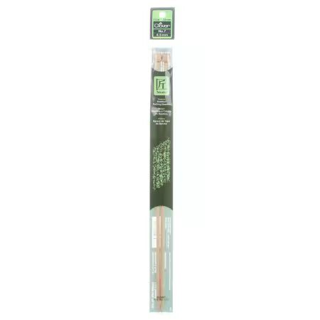 Clover Takumi Bamboo Single Point Knitting Needles 13" Size 7