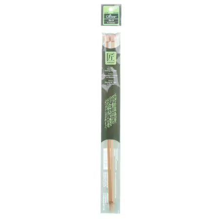 Clover Takumi Bamboo Single Point Knitting Needles 13" Size 9