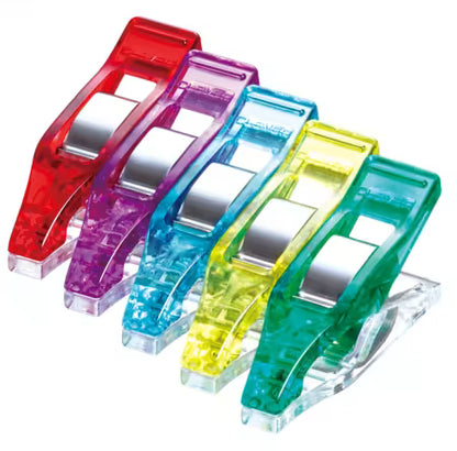 Clover Mini Wonder Clips – Assorted Colors (50 Count)