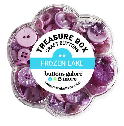 Frozen Lake Treasure Box – Designer Buttons by Buttons Galore & More ❄️✨