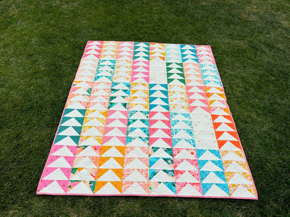 Layer Cake Geese Quilt Pattern - Printed