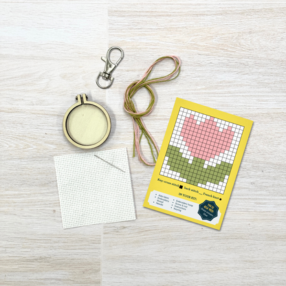 'You're Blooming Lovely!' Mini Matchbox Cross Stitch Ki