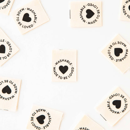 Sewing Woven Labels: Washable Made to be loved