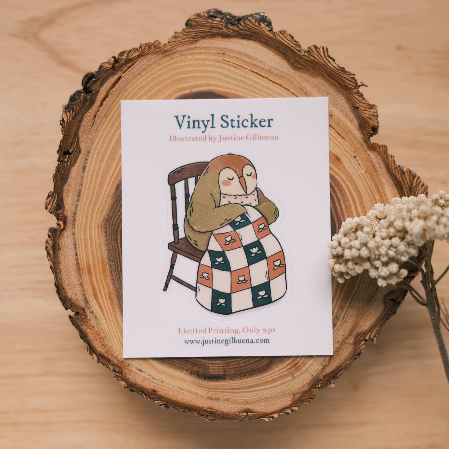 Matte Vinyl Sticker: Tailorbird Quilting