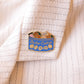 Enamel Pin: Butter Cookie Sewing Kit
