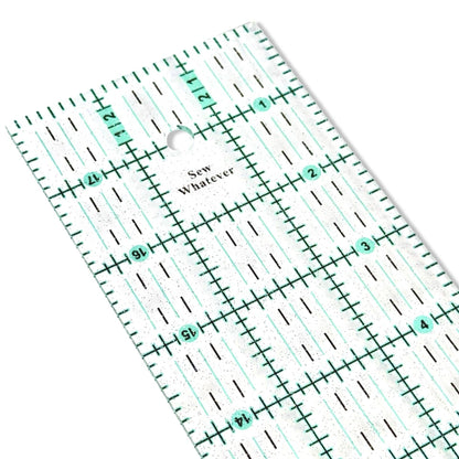 18” x 3” Ruler - Pink to Teal Gradient | Glitter