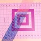 Fat Quarter Quilting Ruler : Iridescent