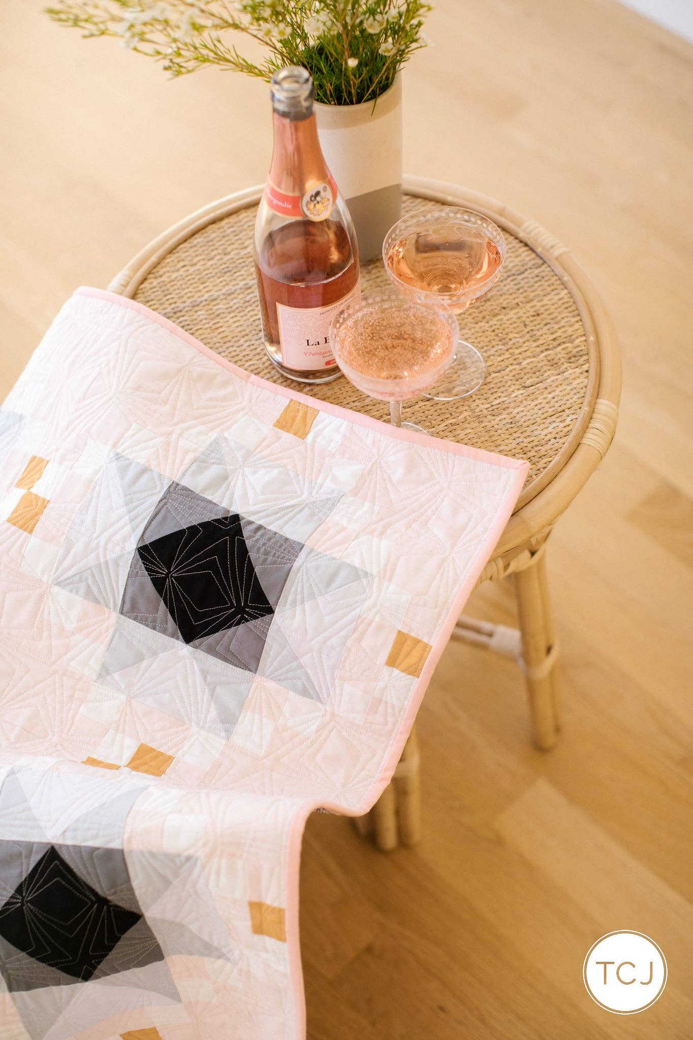 Champagne Quilt Pattern - Printed