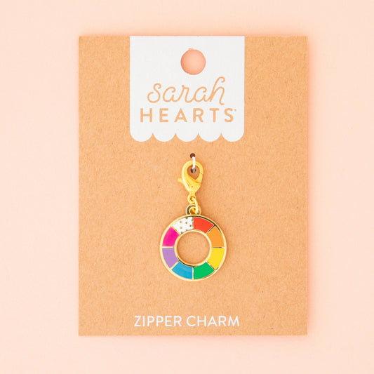 Sewing Machine Removable Zipper Charm: Color Wheel