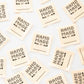 Sewing Woven Labels: Write In Handmade By: