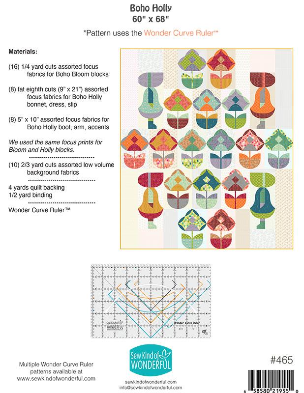 Boho Holly Quilt Pattern by Sew Kind of Wonderful