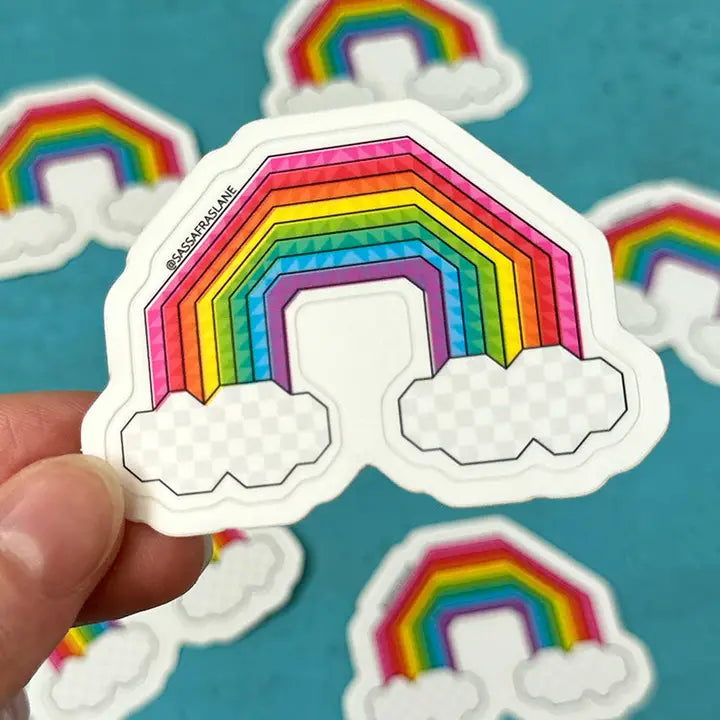 Happy Highway Rainbow Sticker